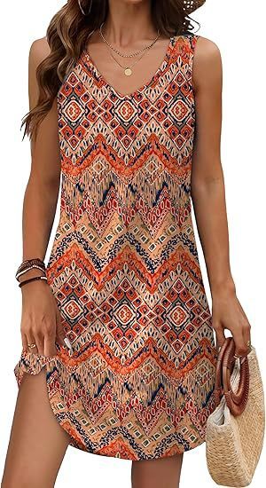 Robe fleurie coupe ample