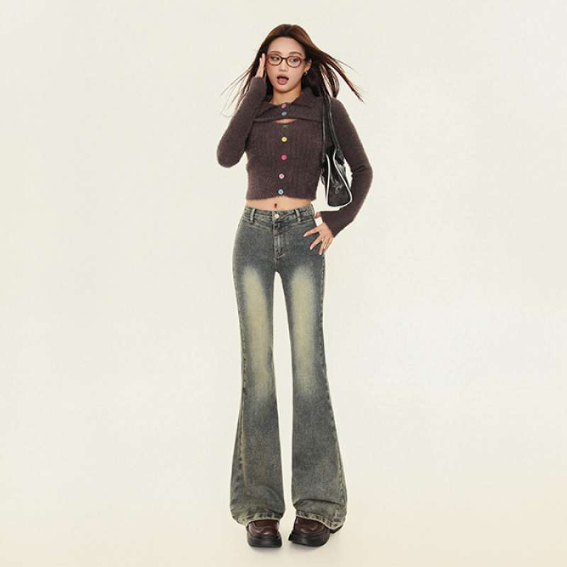 Slimming Elastic Slightly Denim Pants - Shé Hauté