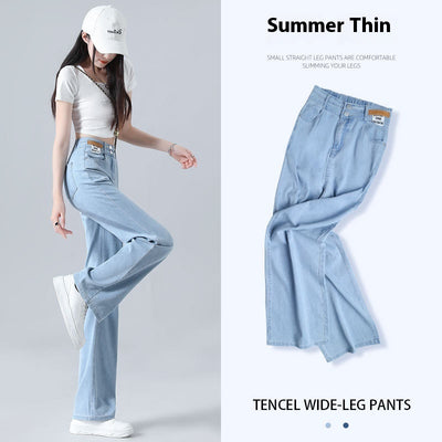 Women's Light  Wide-Leg Jeans - Shé Hauté