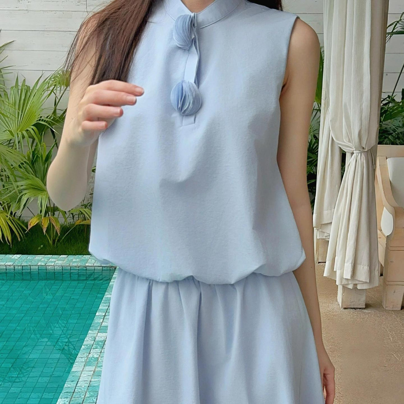 Cotton Blend Vest