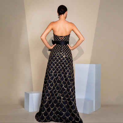 Robe de soirée brillante