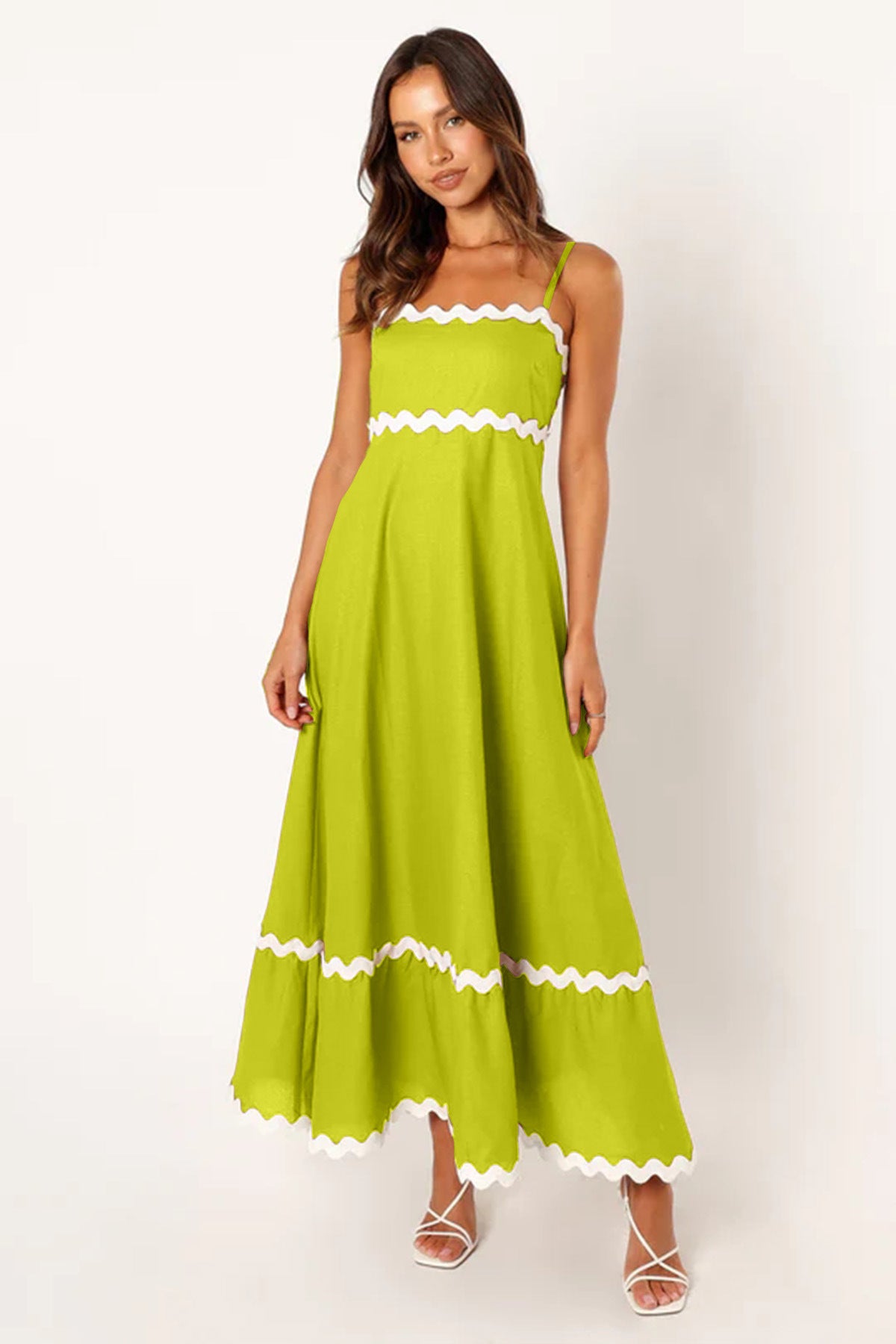 Solid Color Beach Maxi Dress