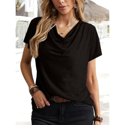 Ladies Cowl Neck Blouse