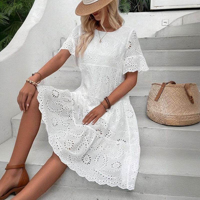Lace Embroidered Dress Shé Hauté