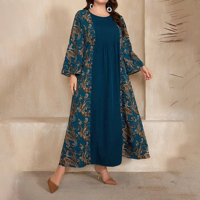 Plus Size Floral Maxi Shé Hauté
