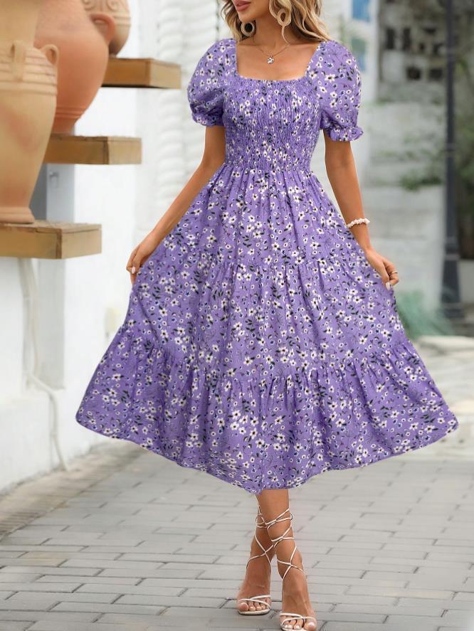 Robe carrée superposée