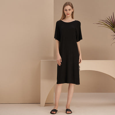 Solid Split Nightie