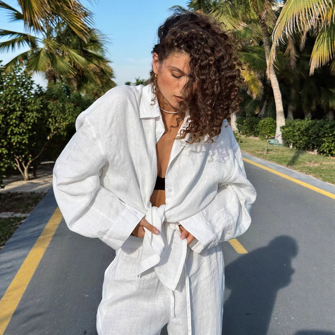 Loose Shirt & Trousers Set