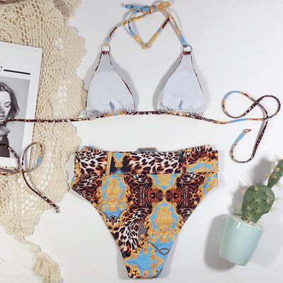 Printed halter bikini - Shé Hauté