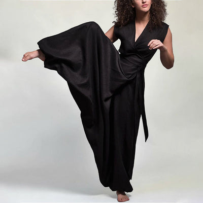 Summer V-Neck Jumpsuit