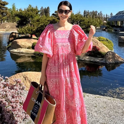 Robe bouffante décontractée