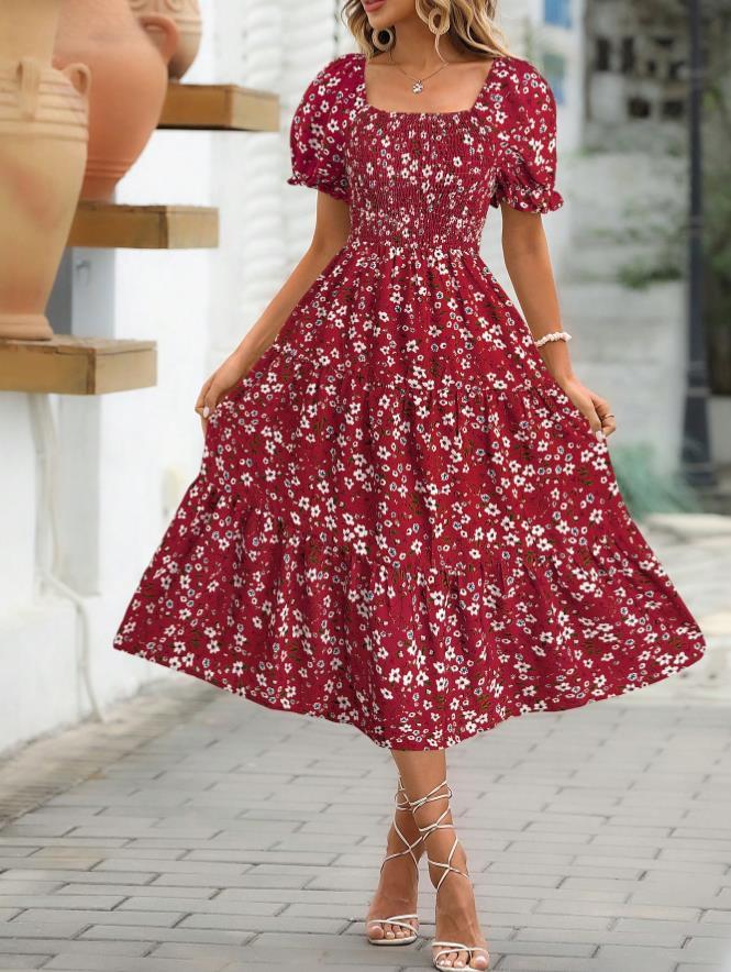 Robe carrée superposée