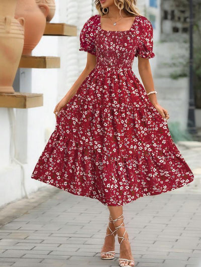 Robe carrée superposée