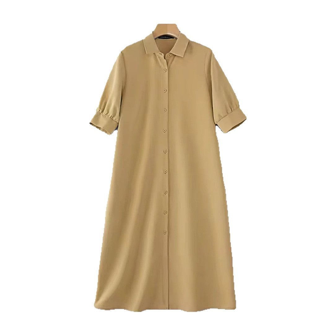 Robe chemise grande taille