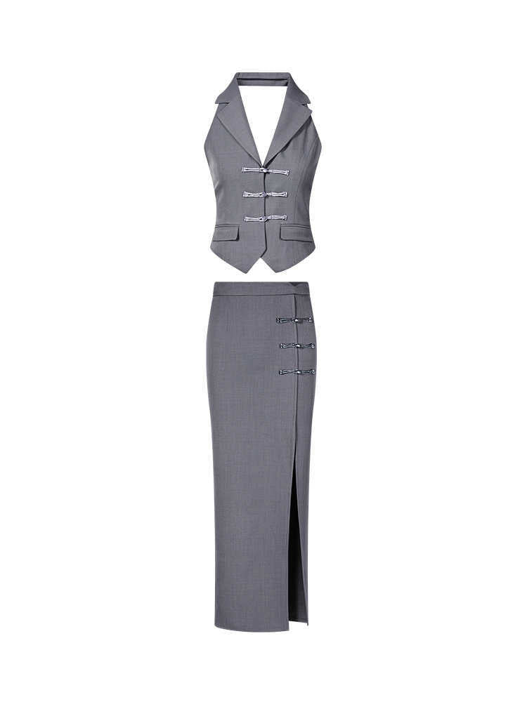 Ensemble gilet oriental