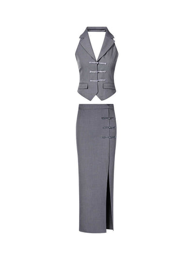 Ensemble gilet oriental