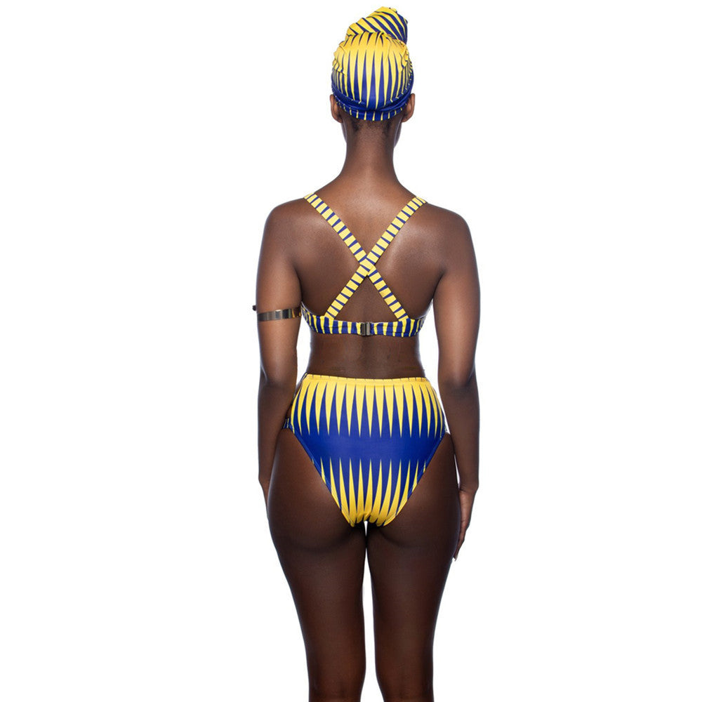 Split high waist bikini - Shé Hauté