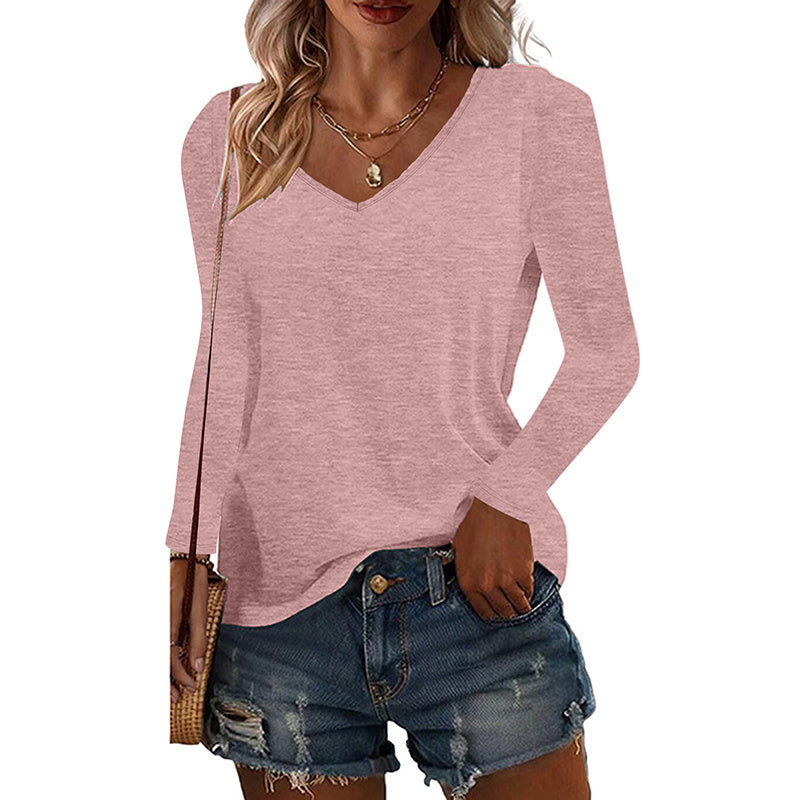 Long Sleeve Basic Tops – Women