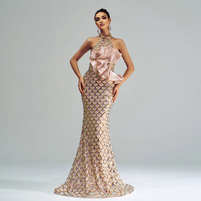 Slimming Sequin Long Dress – Women - Shé Hauté