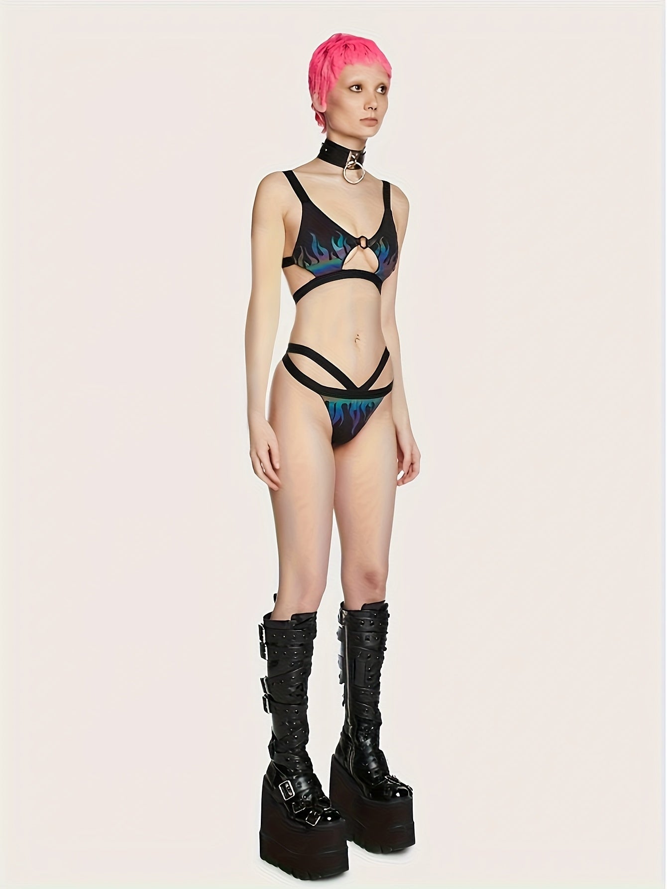 Holiday Style Flame Bikini – Women - Shé Hauté