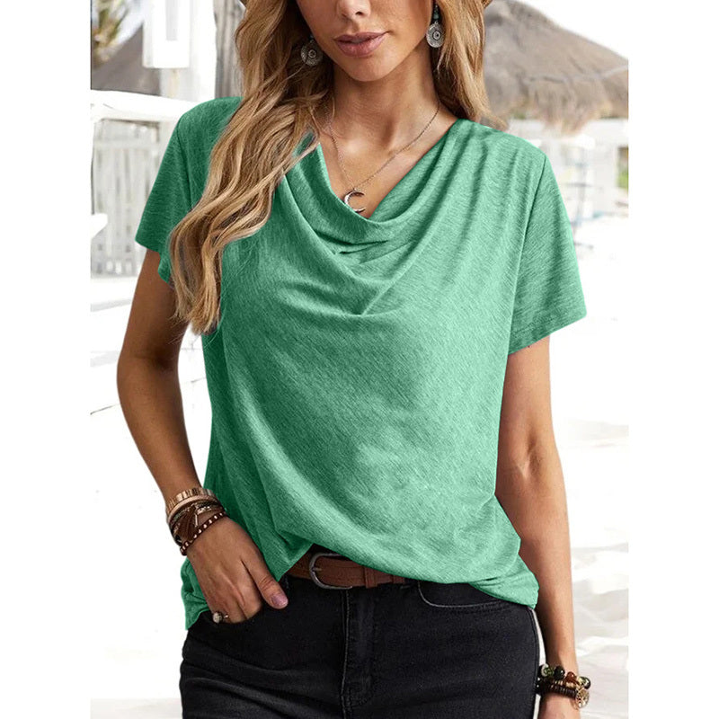 Ladies Cowl Neck Blouse