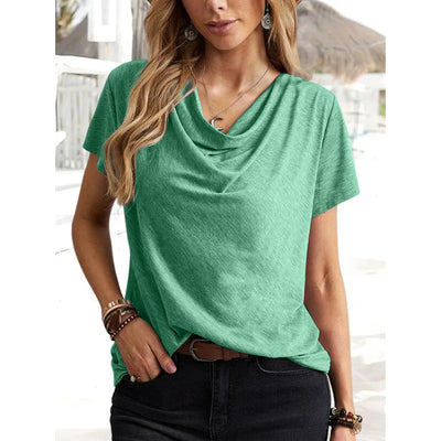 Ladies Cowl Neck Blouse