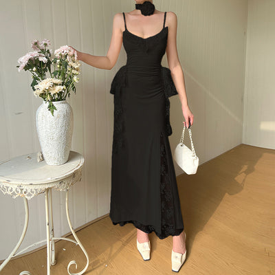 Lace Slit Dress