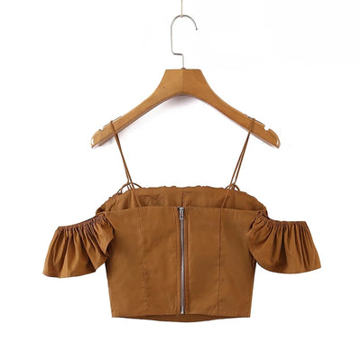 Bud Pleat Tie Top