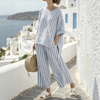 Summer Striped Suit