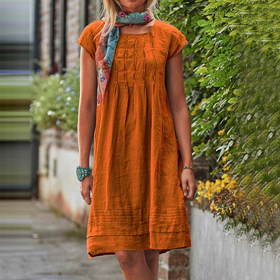 Solid Straight Dress