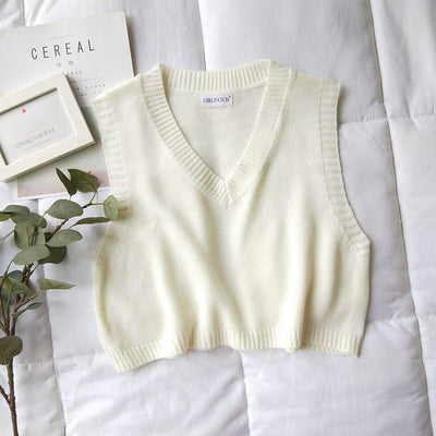 Women's Retro Knit Vest