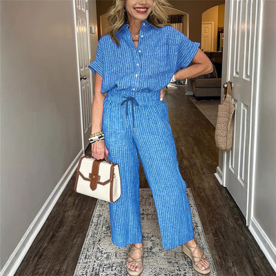 Striped Suit Set