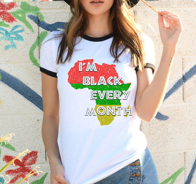 Africa Map Print Tee