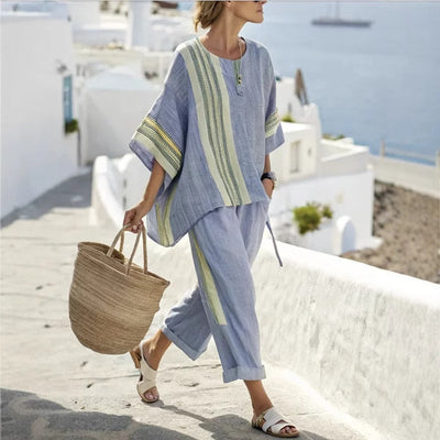 Summer Striped Suit