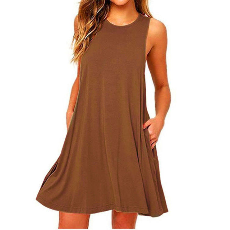 Robe gilet à poches 