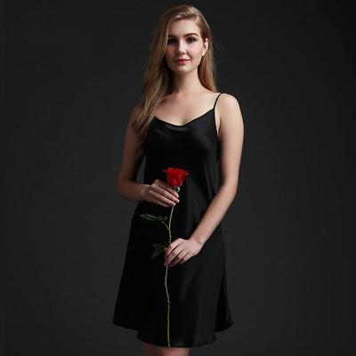 Chemise de nuit en soie