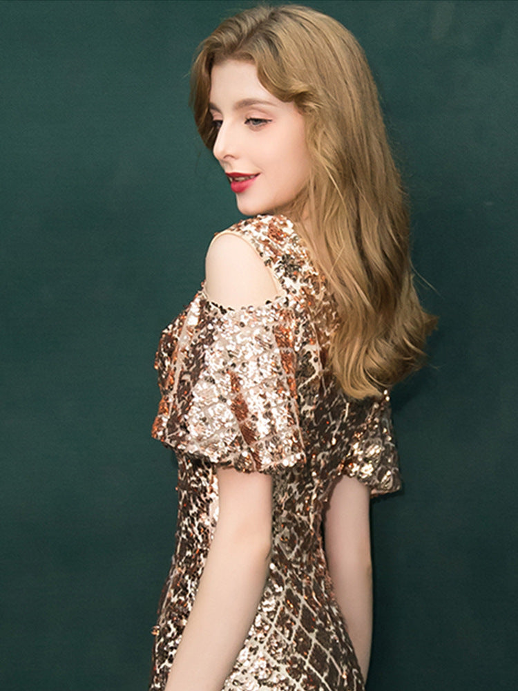 Robe de soirée à paillettes