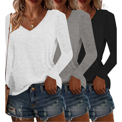 Long Sleeve Basic Tops – Women