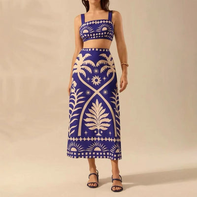 Robe imprimée chic