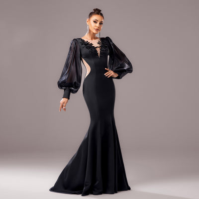 Robe queue de poisson élégante