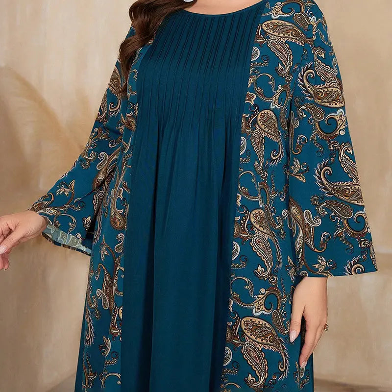 Plus Size Floral Maxi Shé Hauté