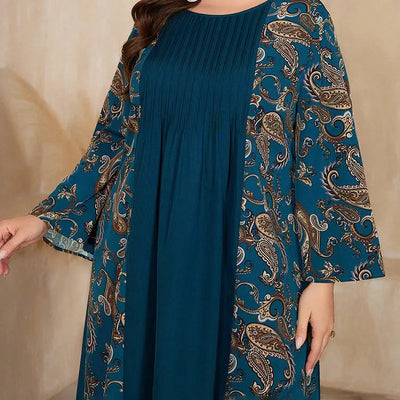 Plus Size Floral Maxi Shé Hauté