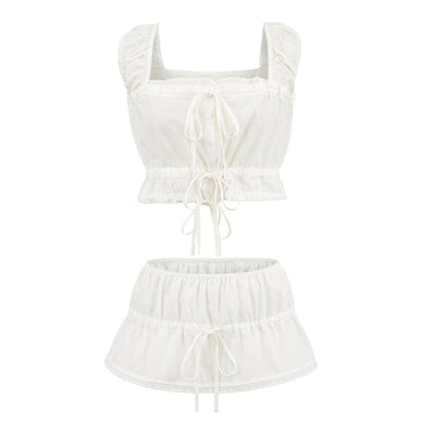 Elastic Lace Set
