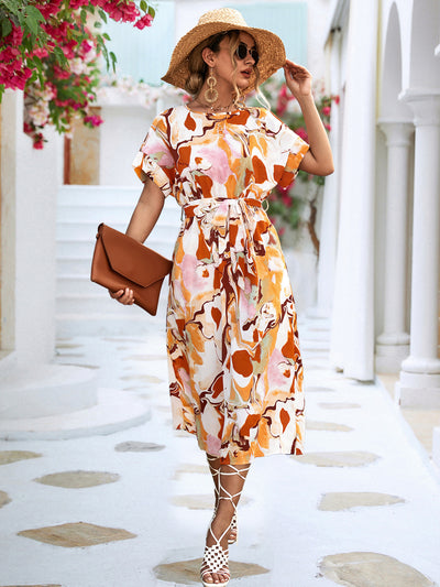 Lace-Up Beach Dress