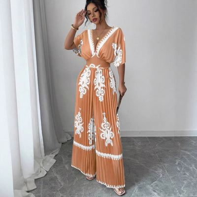 Printed Short Jumpsuit