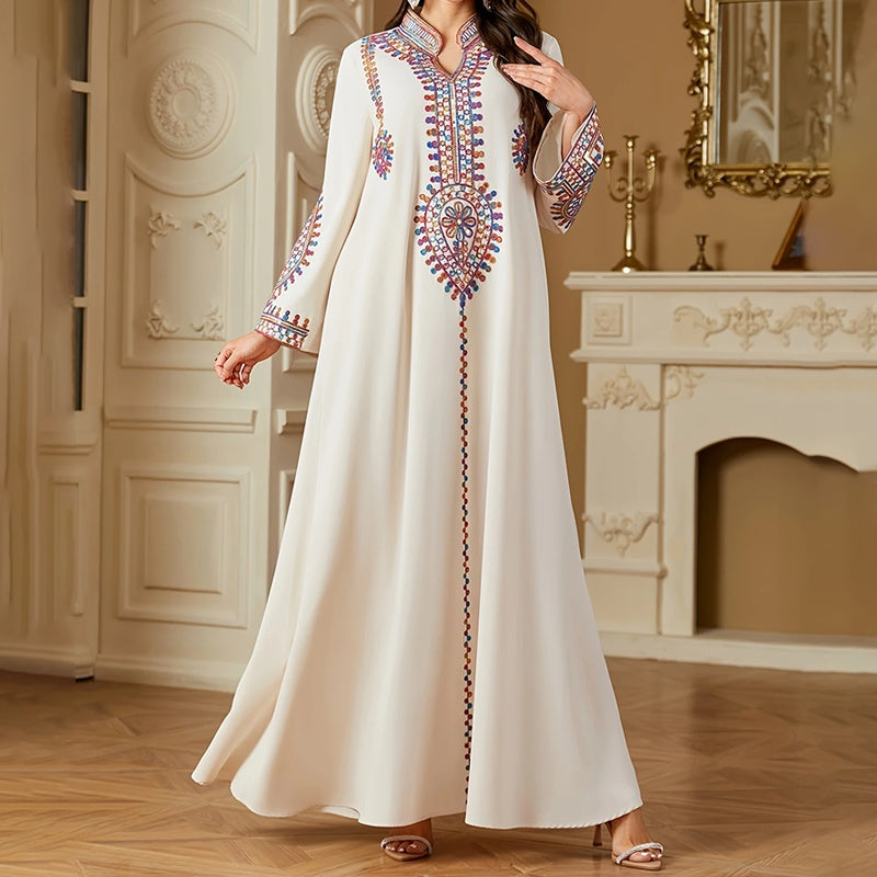 Sequin Geo Maxi