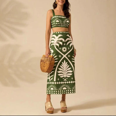 Robe imprimée chic