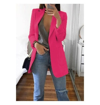 Blazer à revers slim