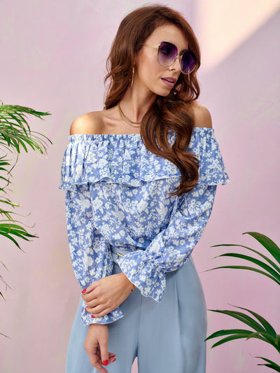 Ruffle Off Shoulder Top