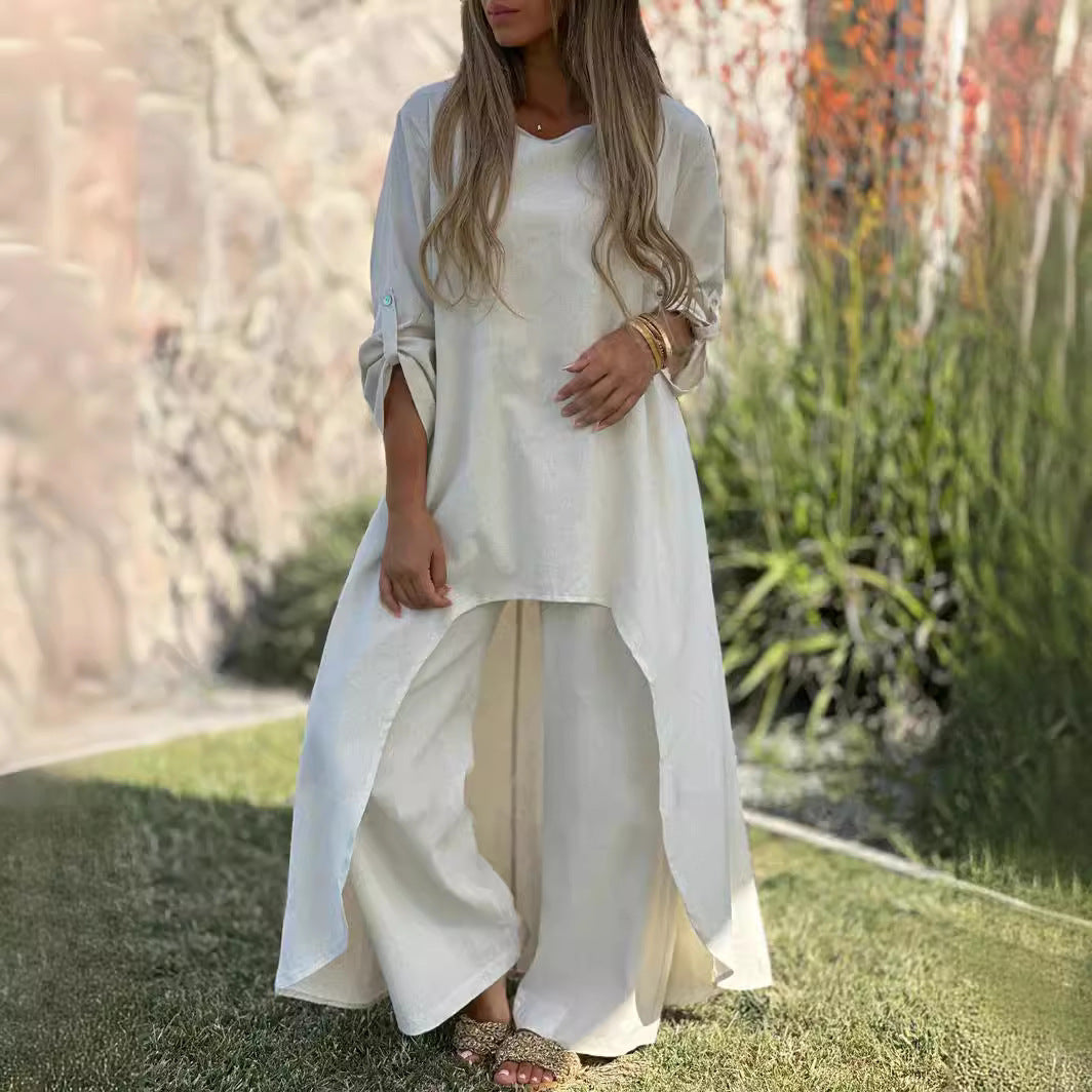 Plus Size Linen Set
